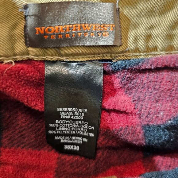 Vintage Northwest Territory Fleece Lined Pants with 5 pockets - NWT - 38x30 - Picture 7 of 9